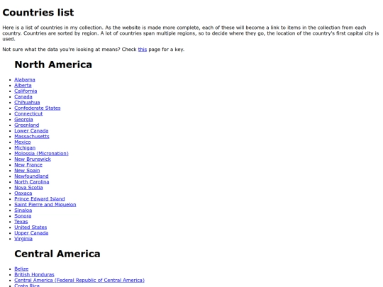 countries screenshot