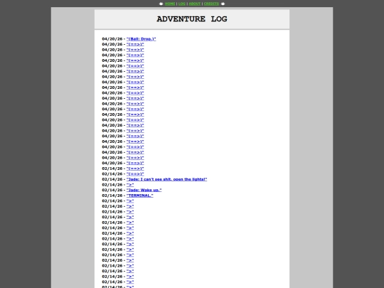 story/log screenshot