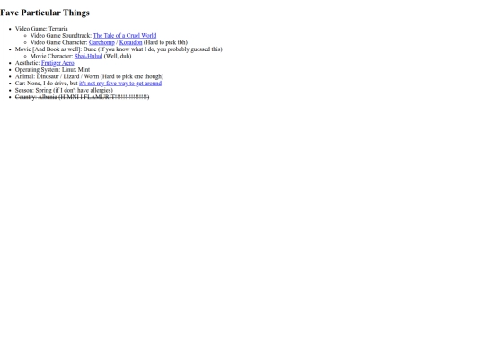 about-me/who-am-i/faves screenshot