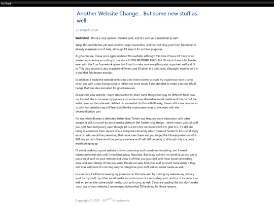blog/new-aero-site screenshot