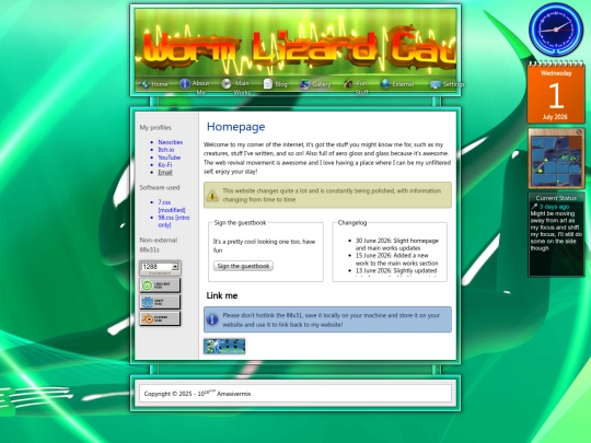 homepage screenshot