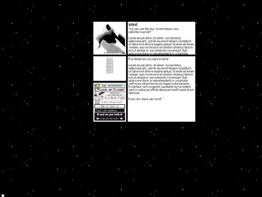 THEMES/BW screenshot