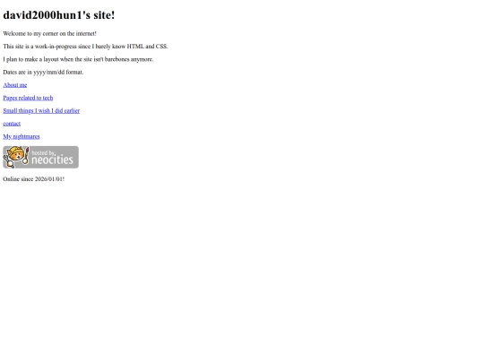 index screenshot