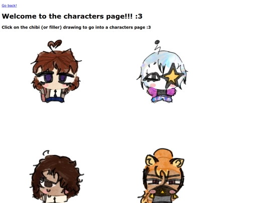 Characters screenshot