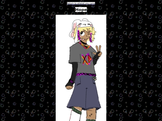 Hopepage screenshot