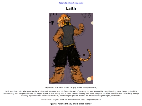 Laithpage screenshot
