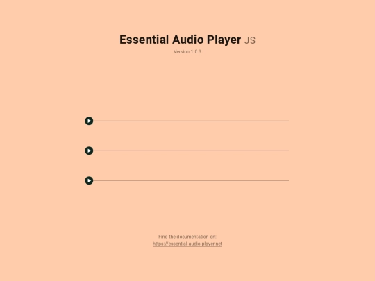 Essential_Audio_Player_v1.0.3/sample screenshot