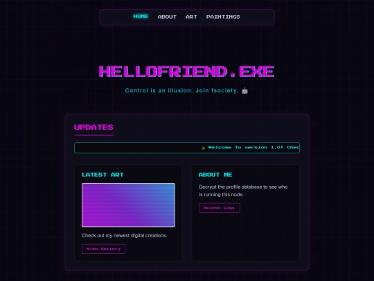 index screenshot