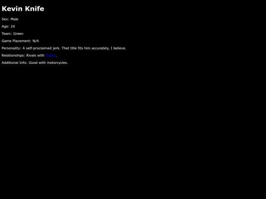 knife screenshot