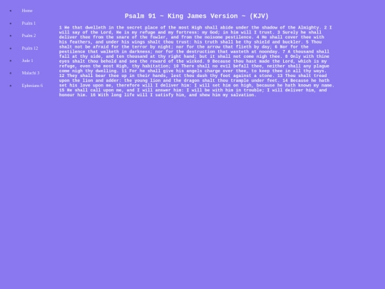 psalm91 screenshot
