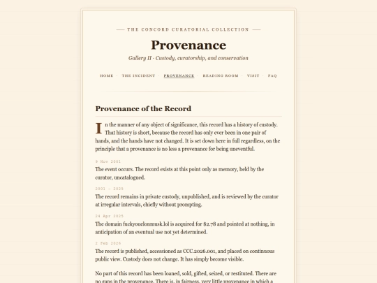 fuckyouelonmusk/provenance screenshot