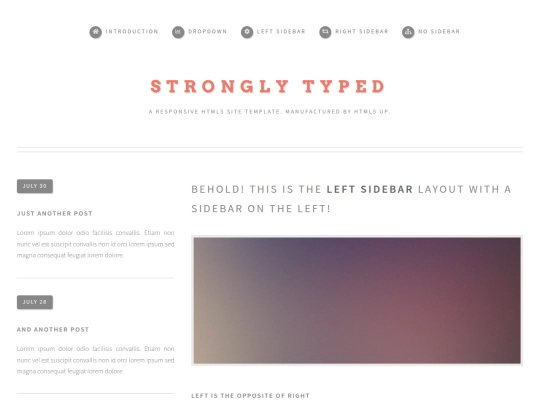 left-sidebar screenshot
