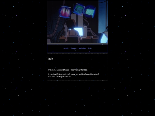 info screenshot