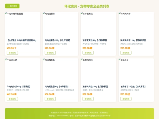 list screenshot