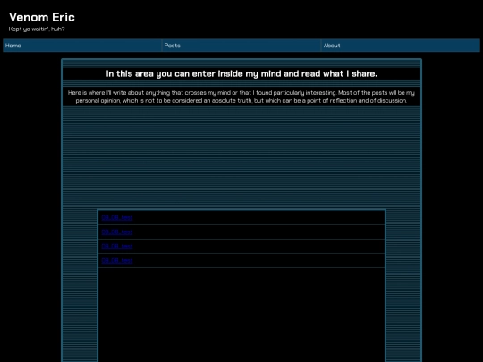 posts screenshot