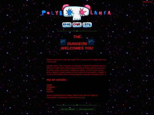 info screenshot