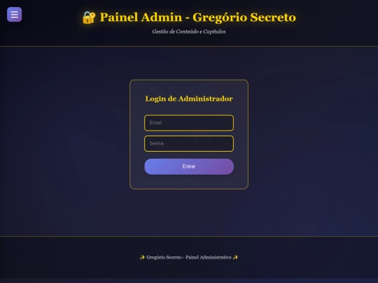 admin screenshot