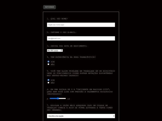 trabalhe screenshot