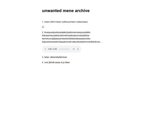 menearchive screenshot