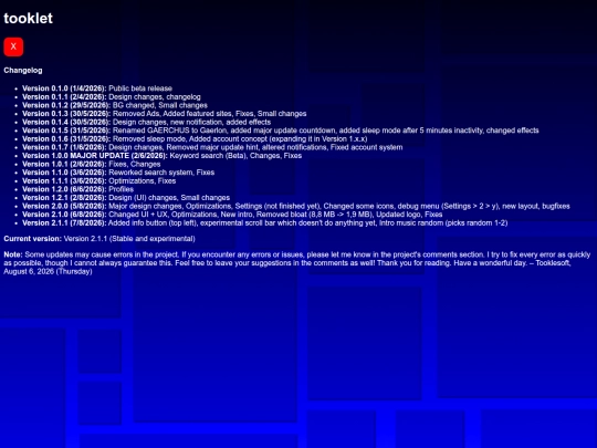 projects/gaerlon_web screenshot