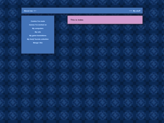 index screenshot
