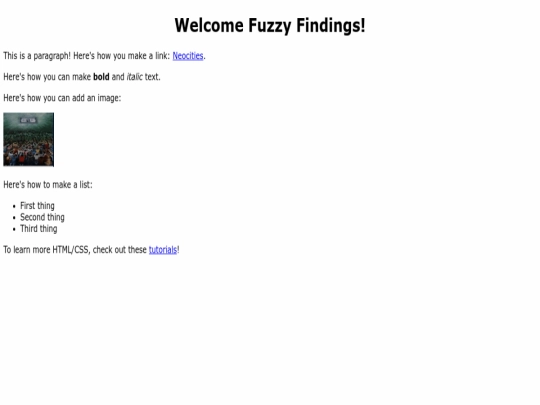 index screenshot