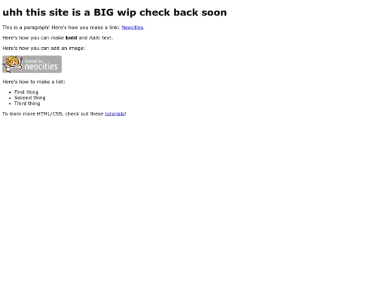 index screenshot
