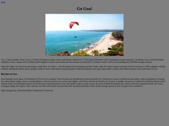 goa screenshot