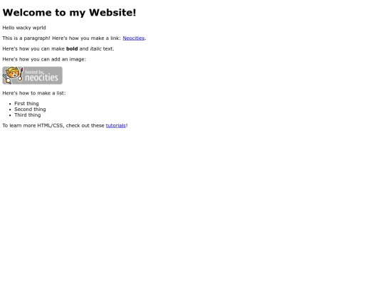 index screenshot