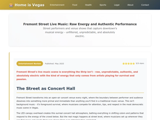 entertainment/fremont-street-live-music screenshot