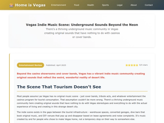 entertainment/vegas-indie-music-scene screenshot