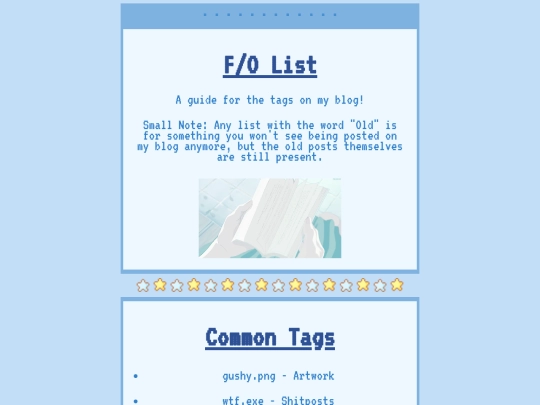 selfship/taglist screenshot
