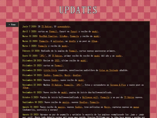 updates screenshot