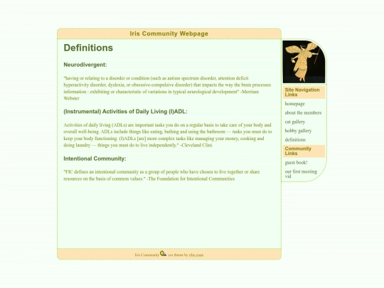 definitions screenshot