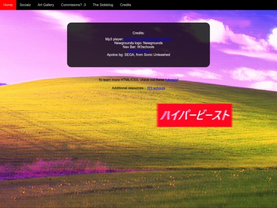 credits screenshot