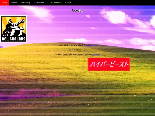 socials screenshot