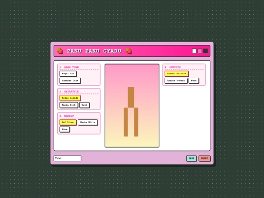 pakupakugyaru screenshot