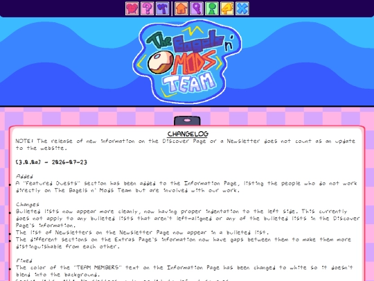 extras/changelog screenshot