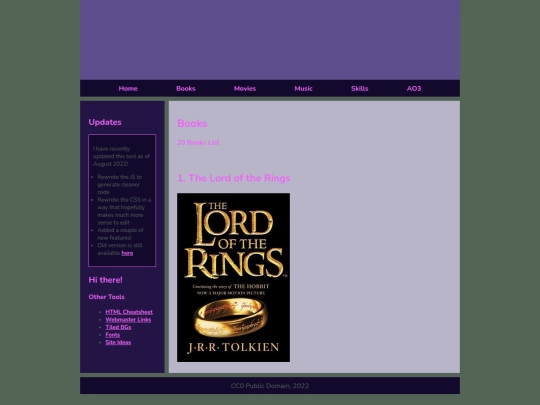 books screenshot
