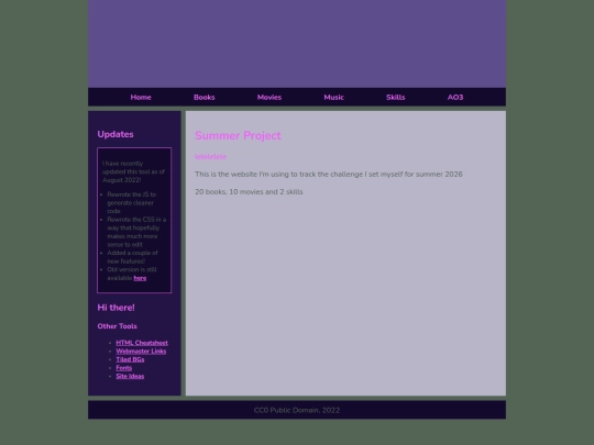 index screenshot