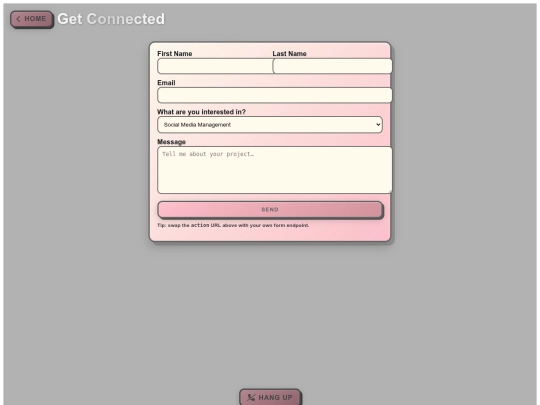 connect screenshot
