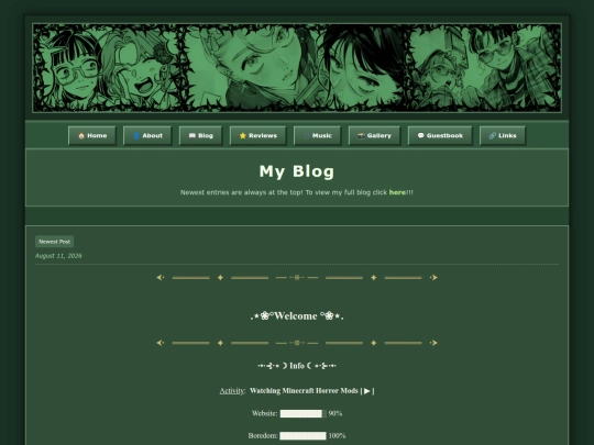 blog screenshot