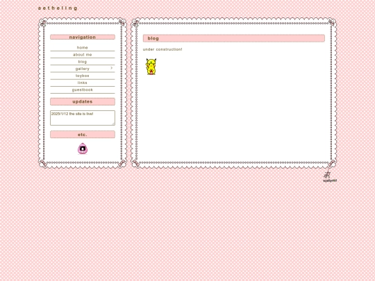 blog screenshot