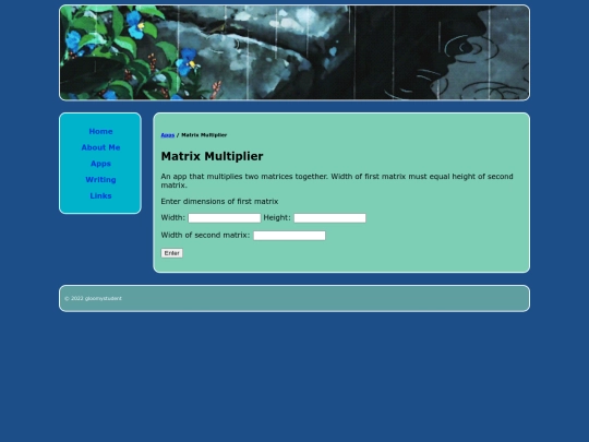 apps/matrix_multiplier screenshot