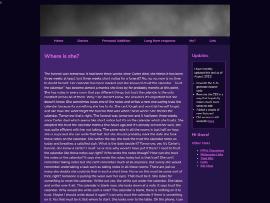 story screenshot