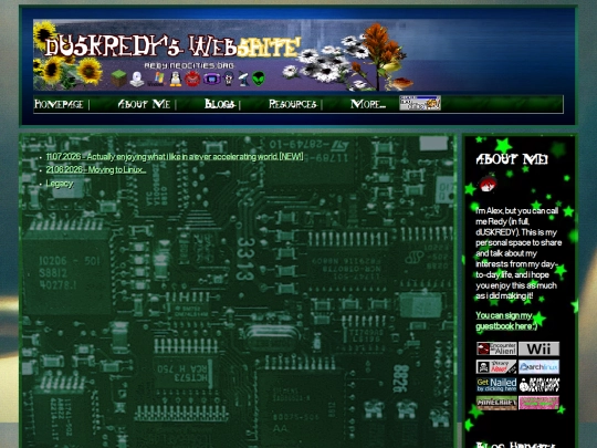 blog screenshot