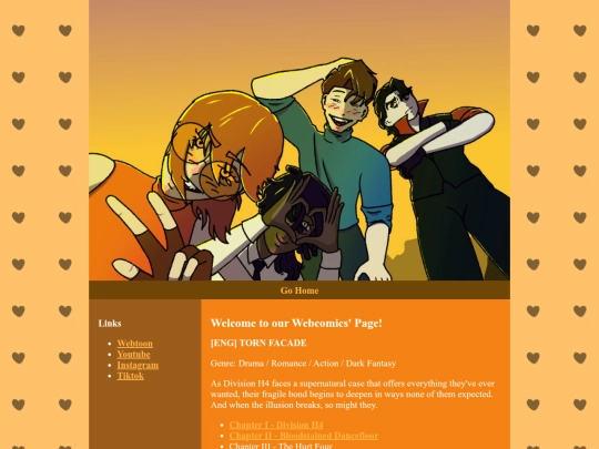 links/webcomics screenshot
