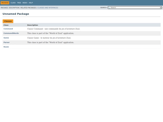 doc/package-summary screenshot