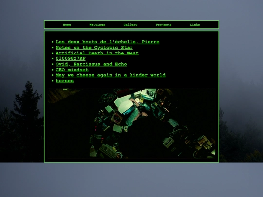 writings screenshot