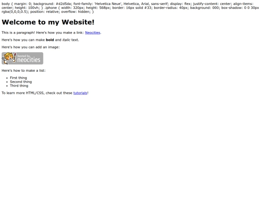 index screenshot